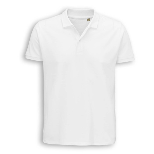 White SOLS Planet Mens Polos